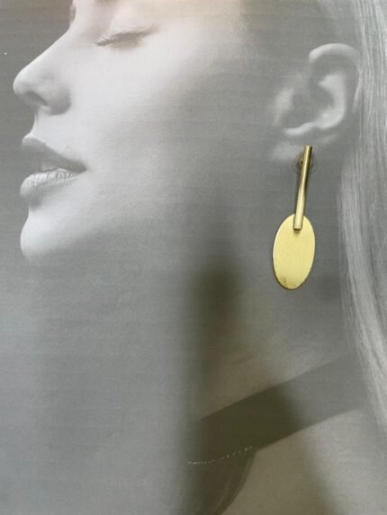 Rasaqa Hand-crafted Designer Brass Earrings