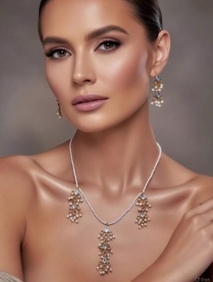 Dastak Handcrafted Designer Kundan Necklace