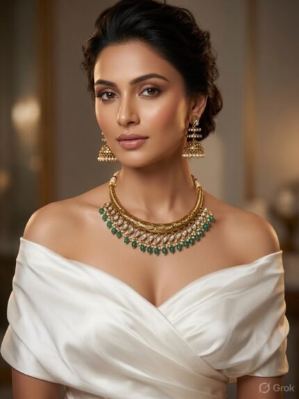 Amara One gram Jadau Necklace set