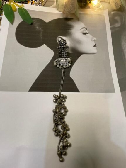 Shahi Kashmiri Style Long Ear Danglers