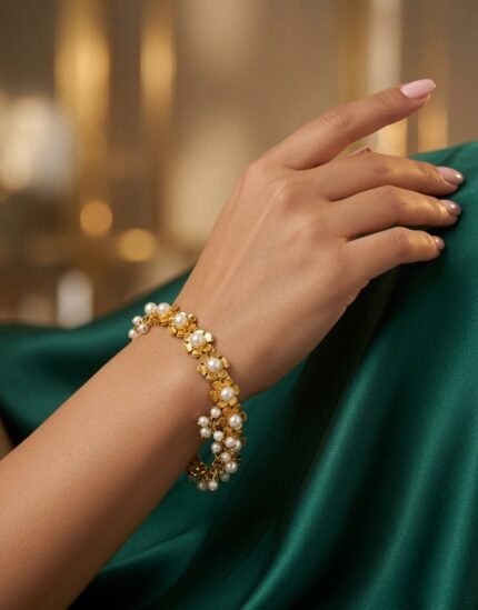Shahi Kashmiri style Pearl embellished Bangle