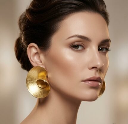 Bellucci 18 Karat Gold-plated Statement Earpieces