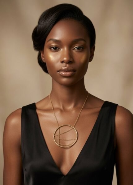 Bellucci 18 Karat Gold-plated Statement Neckpiece