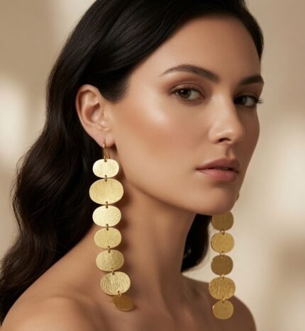 Bellucci 18 Karat Gold-plated Statement Earpieces