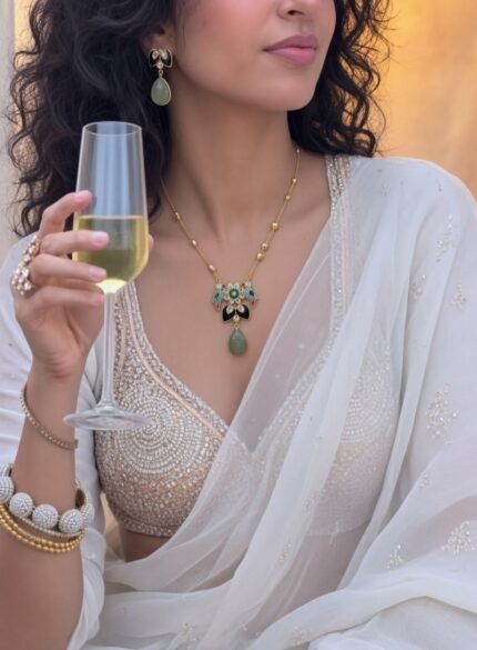 Shahi Premium Kunda Jewellery set